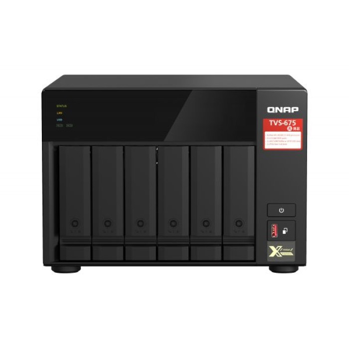 QNAP TVS-675-8G QNAP NAS 6 BAY ZHAOXIN KX-U6580 8C 8T 2.5GHZ
