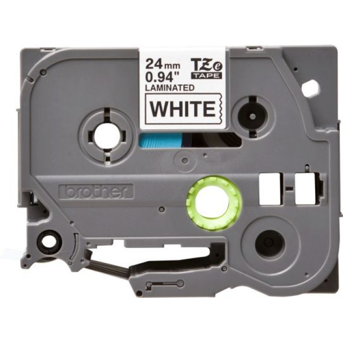 BROTHER TZE251 LAMINATO DA 24 MM  8 M  NERO BIANCO