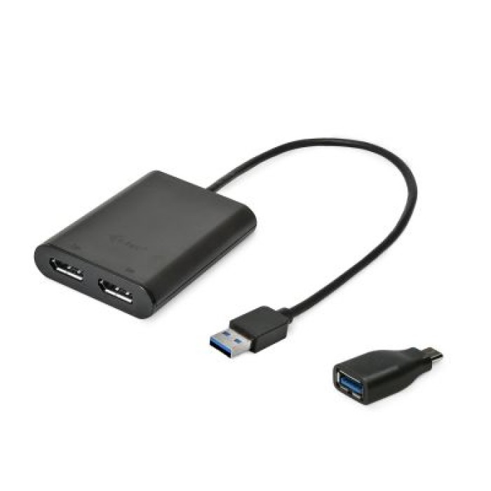 I-TEC U3DUAL4KDP USB 3.0 DISPLAYPORT 2X 4K ULTRA HD DISPLAY ADAPTER