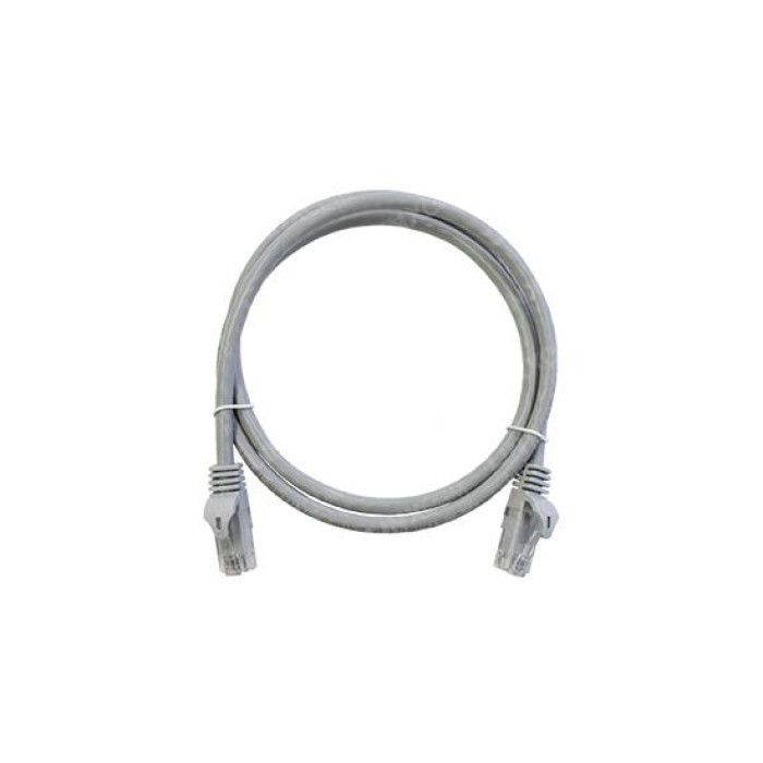 NESSOS ITALIA UTP6CPCGY10 PATCH CORD Cat.6 UTP SNAGLESS PVC GREY mt.10