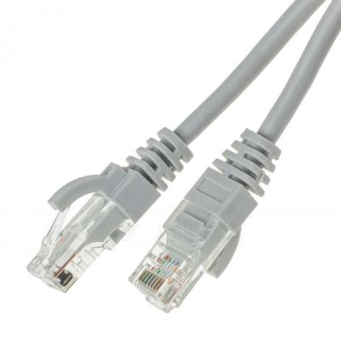 NESSOS ITALIA UTP6SCPCGY3PVC PATCH CORD Cat.6 UTP Snagless mt.3 GREY