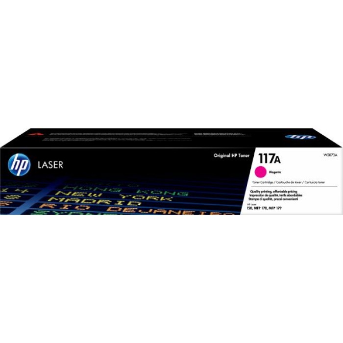HP INC. W2073A HP 117A MAGENTA ORIGINAL LASER TONER CARTRIDGE