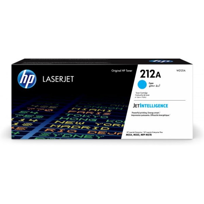 HP INC. W2121A HP 212A CYAN ORIGINAL LASERJET TONER CARTRIDGE
