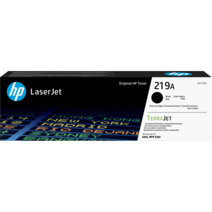 HP INC. W2190A HP 219A BLACK ORIGINAL LASERJET TONER CARTRIDGE