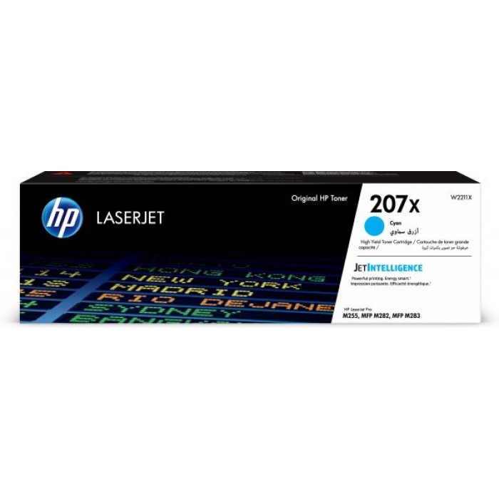 HP INC. W2211X HP 207X CYAN LASERJET TONER CARTR.
