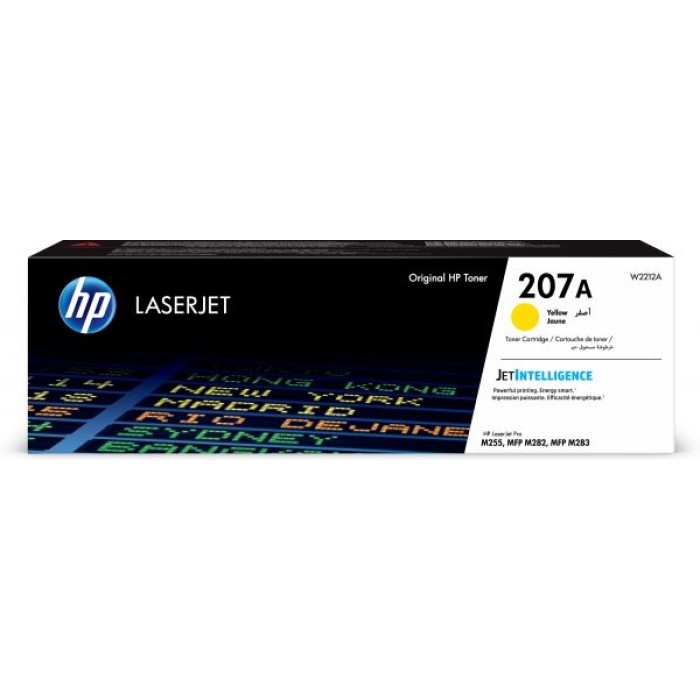 HP INC. W2212A HP 207A YELLOW LASERJET TONER CARTR.