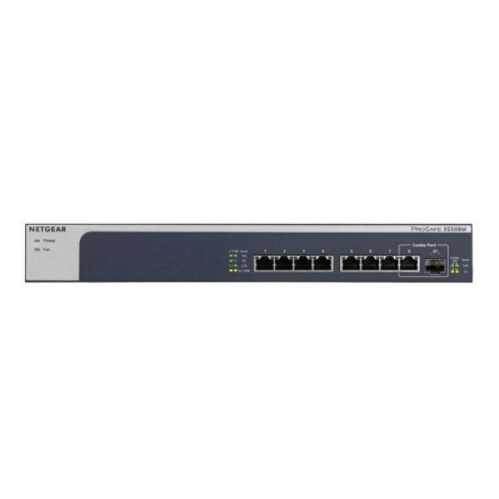 NETGEAR XS508M-100EUS 8PT 10G/MULTIGIGABIT UNMANAGED SWCH