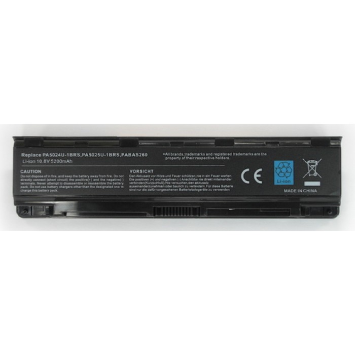 Batteria compatibile. 6 celle - 10.8 / 11.1 V - 5200 mAh - 57 Wh - colore NERO - peso 320 grammi circa - dimen
