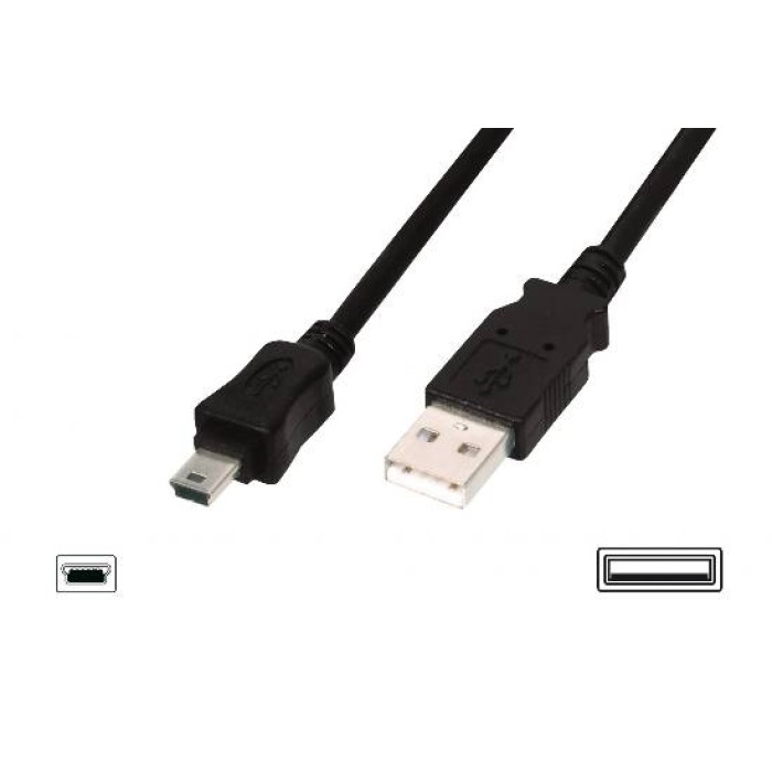 CAVO USB 2.0 MINI B 5 POLI MT. 1,80