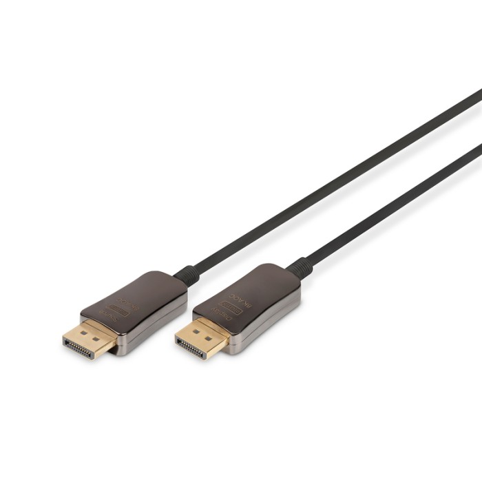 DIGITUS Cavo in fibra ottica ibrido DisplayPort  AOC, UHD 8K, 10 m