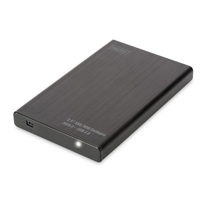 BOX ESTERNO USB 2.0 PER HDD/SSD 2,5' SATA I-II