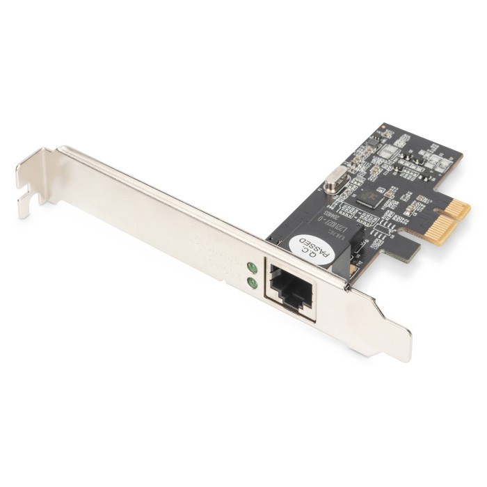 DIGITUS Scheda di rete Gigabit Ethernet PCI Express 2.5G (4 velocità)