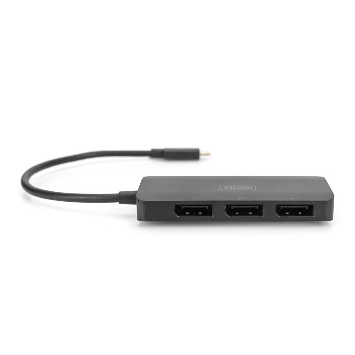 DIGITUS Hub video MST a 3 porte (USB-C -> 3 DisplayPort)
