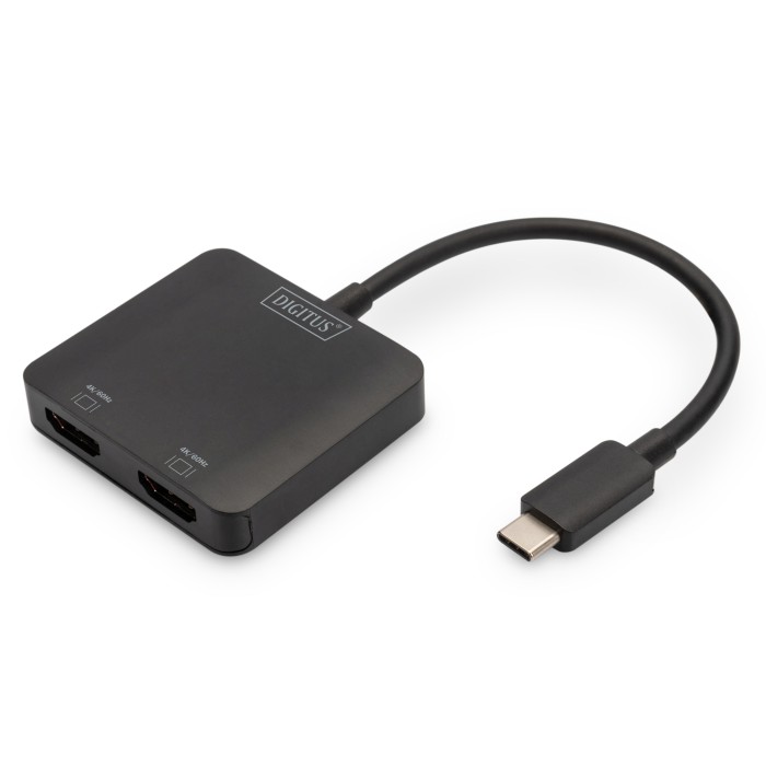DIGITUS Hub video MST a 2 porte (USB-C -> 2 HDMI)