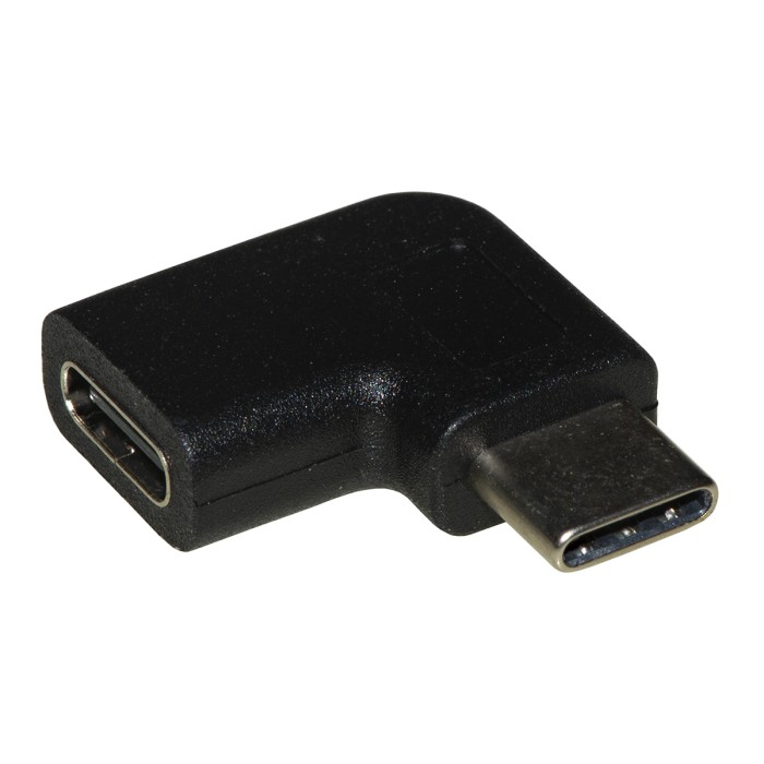 ADATTATORE USB-C 2.0 MASCHIO/FEMMINA 90°
