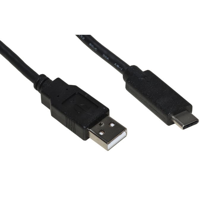 CAVO USB 2.0 'A' MASCHIO USBC ®  MT 0,5 COLORE NERO