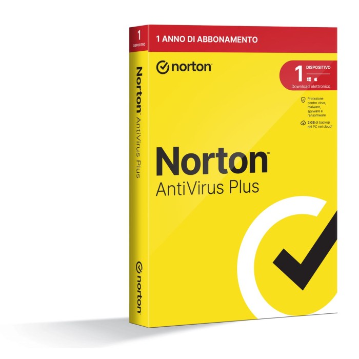 NORTON LIFELOCK 21429118 NORTON ANTIVIRUS PLUS 2023 1 DEVICE 1 YEAR - 2GB