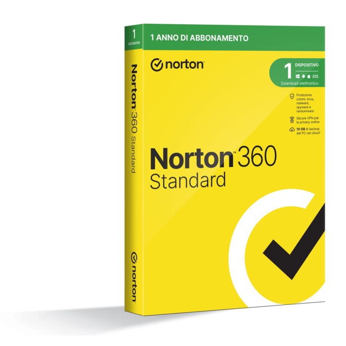 NORTON LIFELOCK 21429122 NORTON 360 STANDARD 2023 - 1 DEVICE 1 YEAR- 10GB