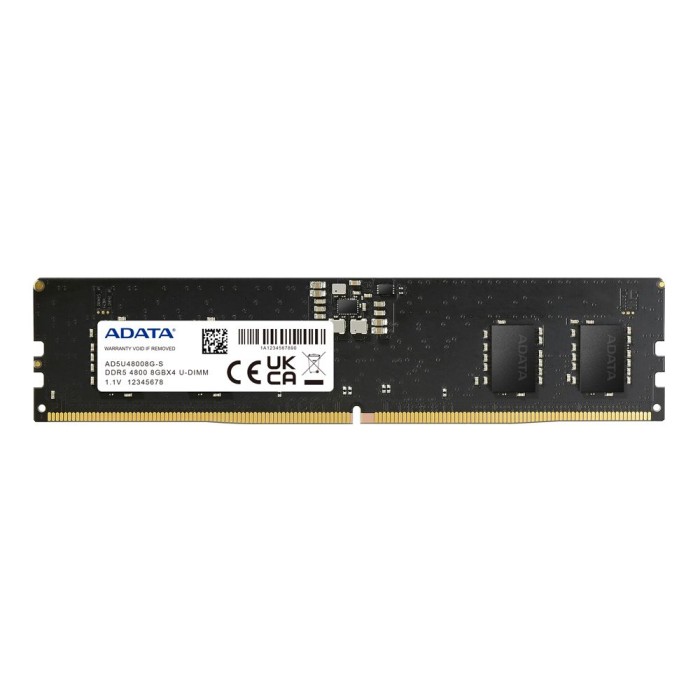 ADATA TECHNOLOGY B.V. AD5U48008G-S ADATA DIMM 8GB DDR5-4800MHZ