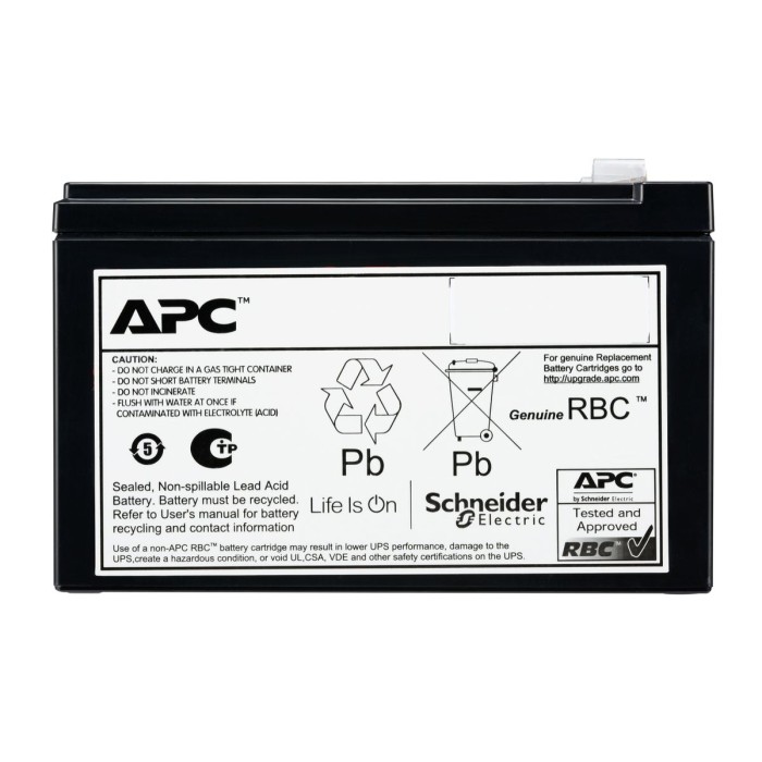 APC APCRBCV204 APC Replacement Battery Cartridge. VRLA. 9Ah. 48V