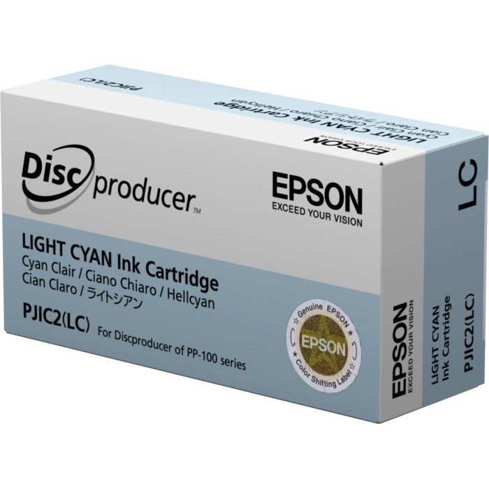 EPSON POS C13S020689 EPSON DISCPRODUCER INK PJIC7(LC). LIGHT CYAN