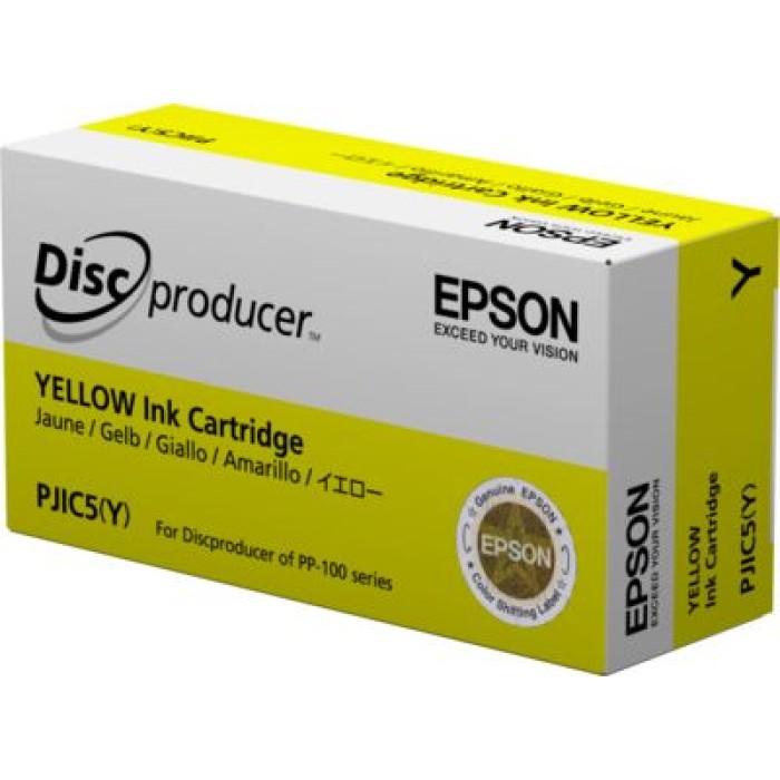 EPSON POS C13S020692 EPSON DISCPRODUCER INK PJIC7(Y). YELLOW (MOQ=10)
