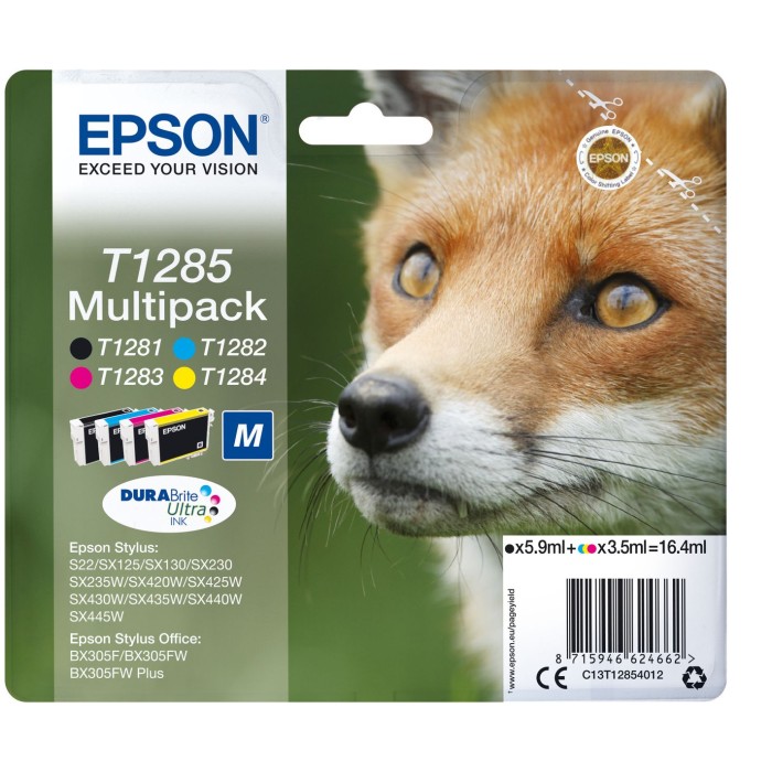 EPSON C13T12854012 MULTIPACK 4 CARTUCCE T1285 VOLPE