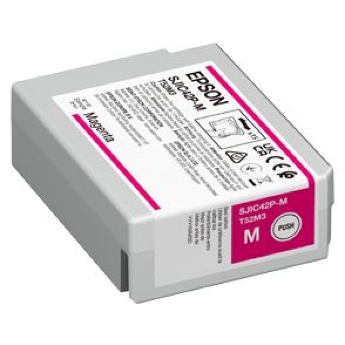 EPSON POS C13T52M340 INK CARTRIDGE FOR COLORWORKS C4000E MAGENTA