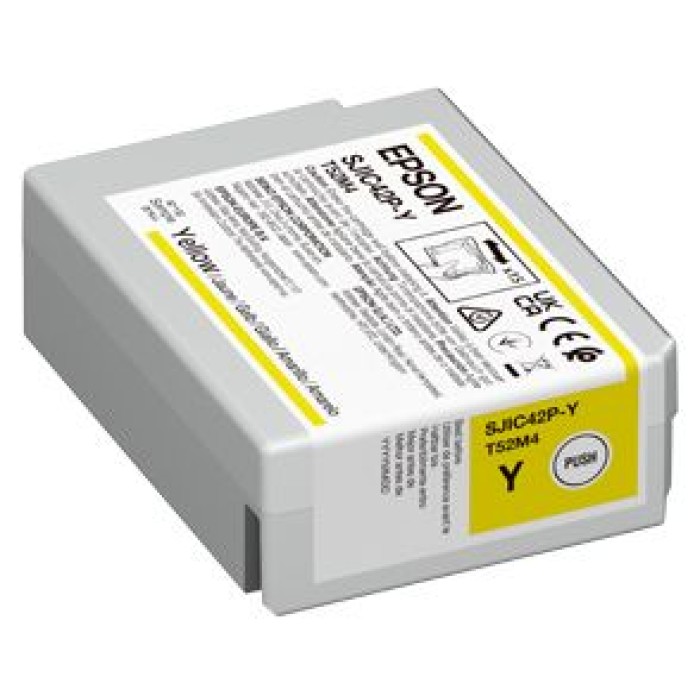 EPSON POS C13T52M440 INK CARTRIDGE FOR COLORWORKS C4000E YELLOW