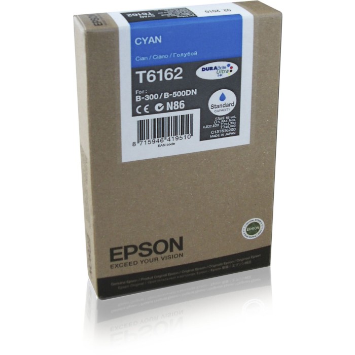 EPSON C13T616200 INK CARTRIDGE SC CYAN 3.5K