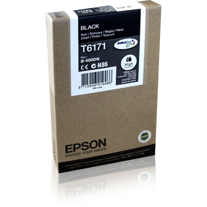 EPSON C13T617100 INK CARTRIDGE HC BLACK 4K