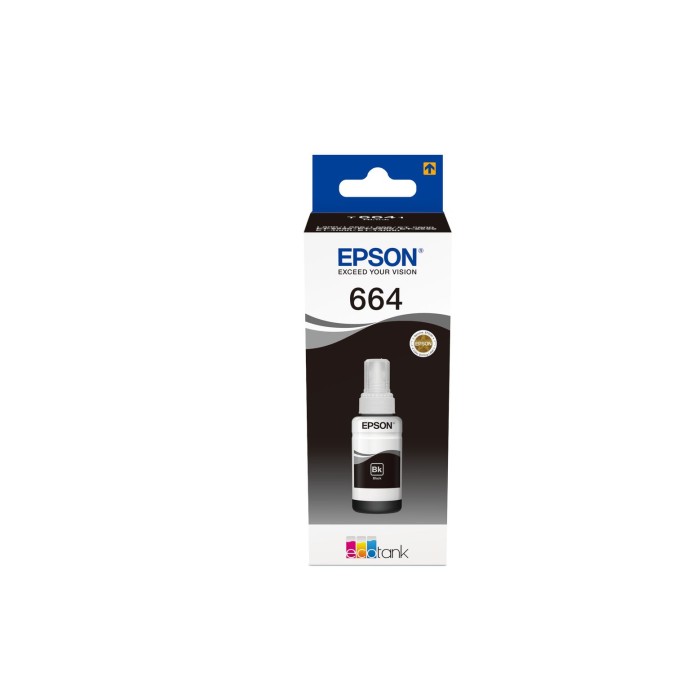 EPSON C13T664140 664 ECOTANK BLACK INK BOTTLE