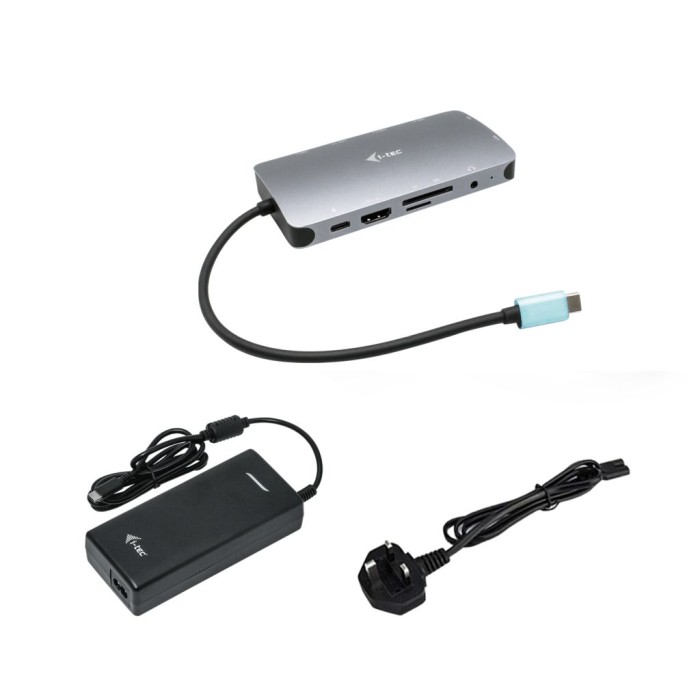 I-TEC C31NANOVGA112W USB-C METAL DOCK HDMI/VGA WITH LAN + CHARGER 112W