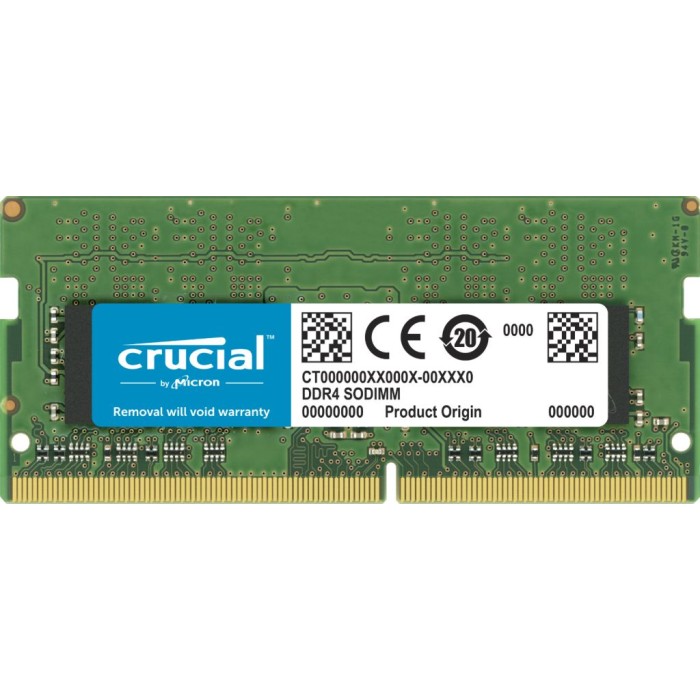CRUCIAL CT32G4SFD832A CRUCIAL 32GB SODIMM DDR4 3200MHZ CL22 1.2V NON-ECC