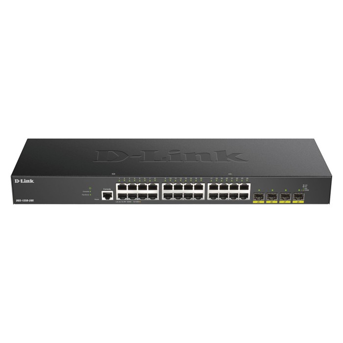 D-LINK DGS-1250-28X 24-PORT SMART MANAGED SWITCH WITH 4X 10G SFP