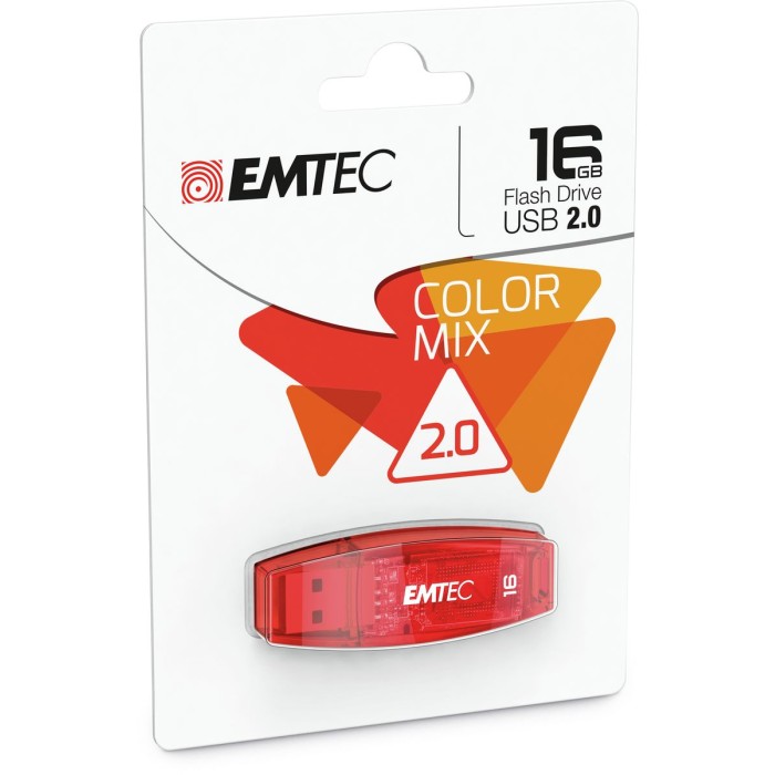 EMTEC ECMMD16GC410 EMTEC C410 FLASH DRIVE 2.0 16GB ROSSO