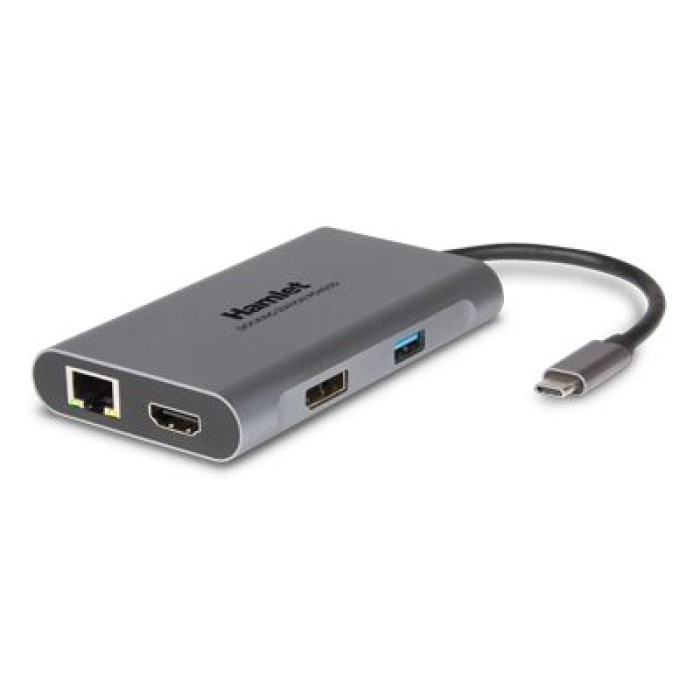 HAMLET HDKC-PD400D HDMI+DP - 3 USB 3.0 - LAN. USB-C PD 85W