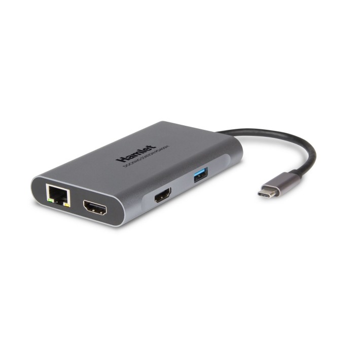 HAMLET HDKC-PD400H DUAL DISPLAY HDMI - 3 USB 3.0 - LAN - USB-C PD 85W