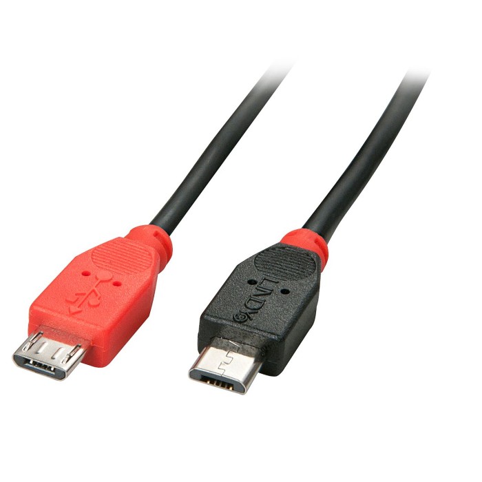 LINDY LINDY31758 CAVO USB 2.0 MICRO-B A MICRO-B OTG. 0.5M