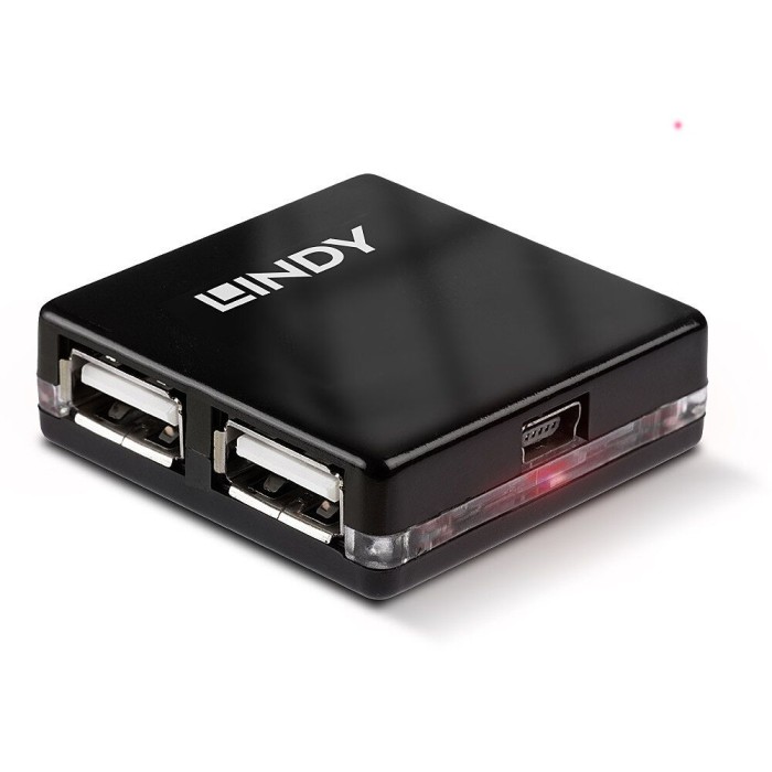 LINDY LINDY42742 MINI HUB USB 2.0 4 PORTE