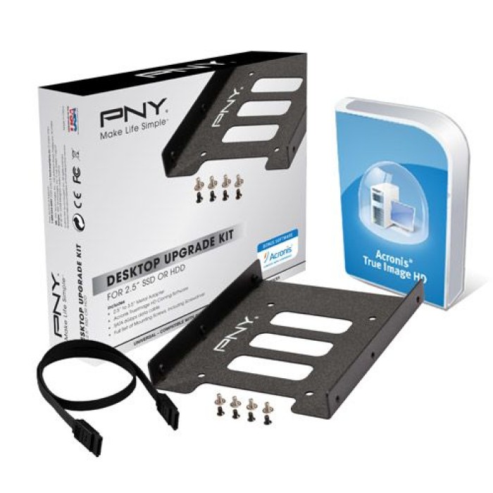 PNY TECHNOLOGIES EUROPE P-72002535-M-KIT DESKTOP UPGRADE KIT SSD + ACRONIS TRUEIMAGE HD