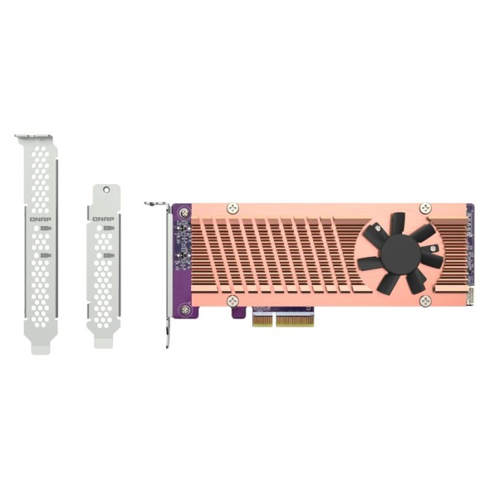 QNAP QM2-2P-344A DUAL M.2 PCIE SSD EXPANSION 2280 22110 GEN3 X4