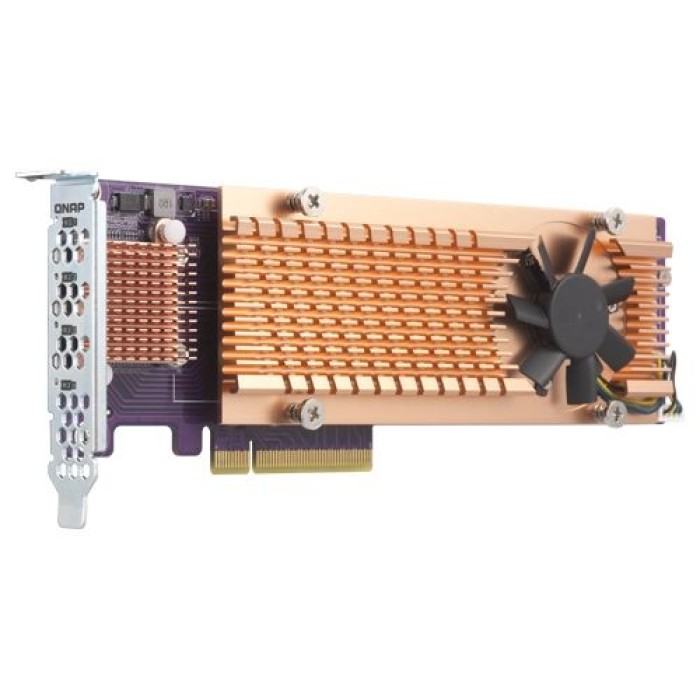 QNAP QM2-4P-384 QUAD M.2 2280 PCIE SSD EXPANSION CARD PCIE GEN3 X8