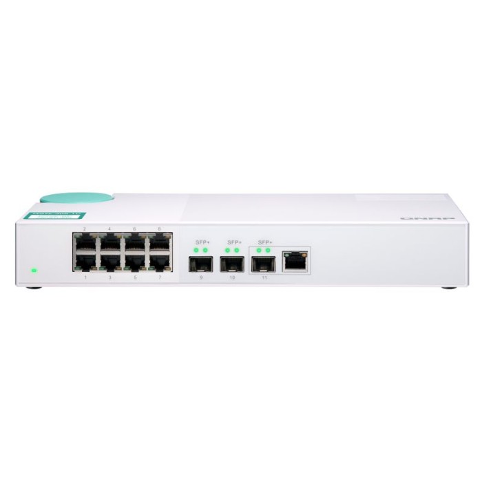 QNAP QSW-308-1C 8PORT 1GBPS. 3PORT SFP  AND 1RJ45 10G