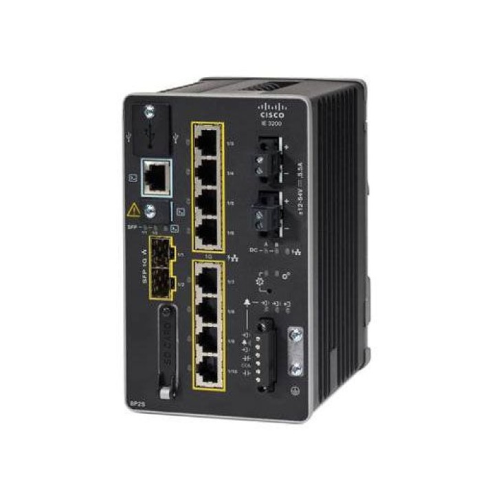 CISCO IE-3200-8P2S-E CATALYST IE3200 RUGGED SERIES FIXED SYSTEM POE. NE