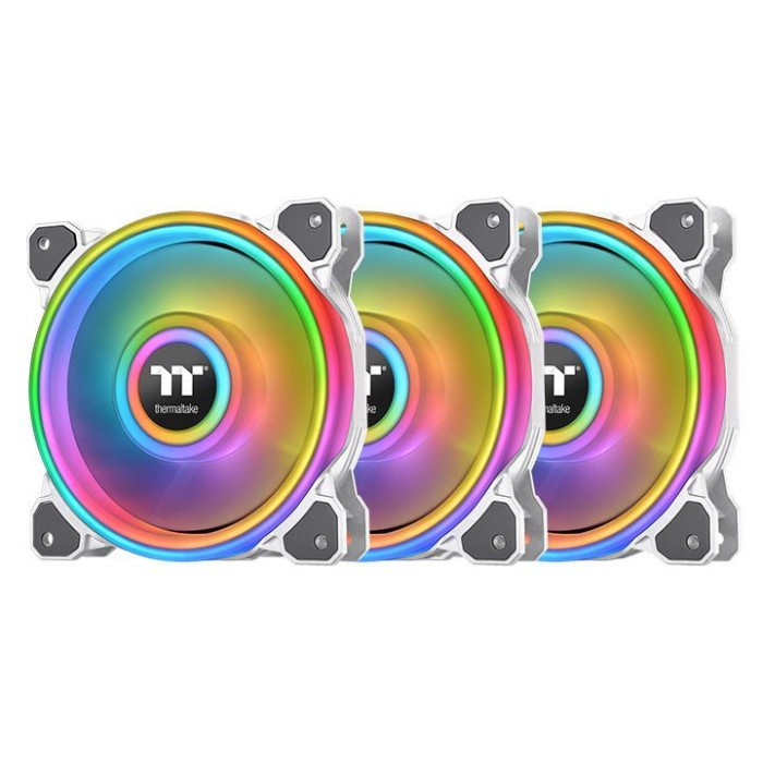 THERMALTAKE CL-F100-PL12SW-A RIING QUAD 12 RGB 3 PACK WHITE