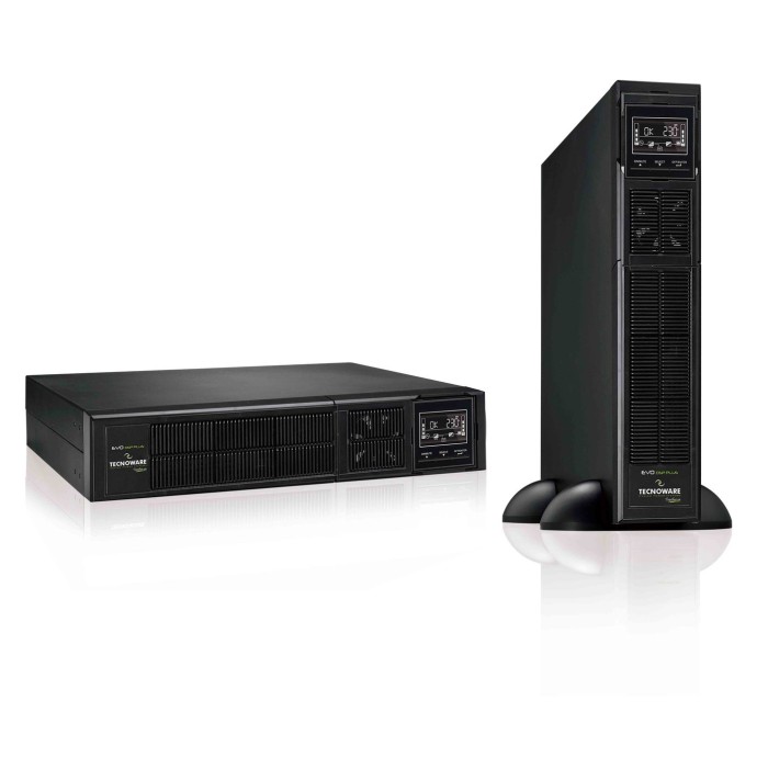 TECNOWARE FGCEDP1202RTIEC UPS EVO DSP PLUS 1200 RACK/TOWER IEC TOGETHER ON