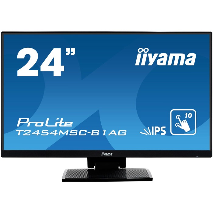 IIYAMA T2454MSC-B1AG 24  PCAP 10P TOUCH 1920 X 1080. IPS-PANEL VGA HDMI