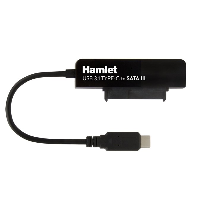 HAMLET XADTC-SATA BOX + ADATTATORE USB 3.1 TYPE-C TO SATA III